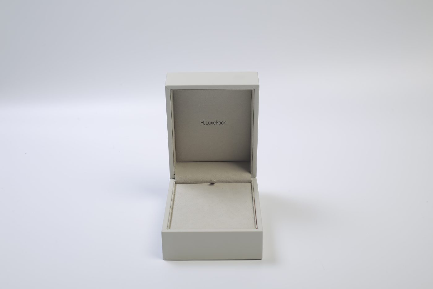 Luxury Necklace Packaging Box - PU Leather Rigid Flip-top Custom Packaging View 3