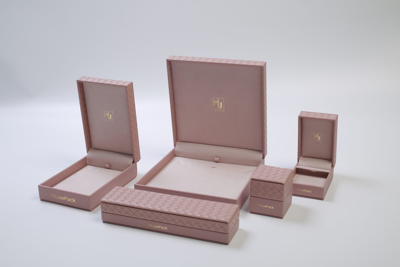 MRS PU Leather Jewelry Box - Rigid Flip-top Luxury Packaging Suite View 2