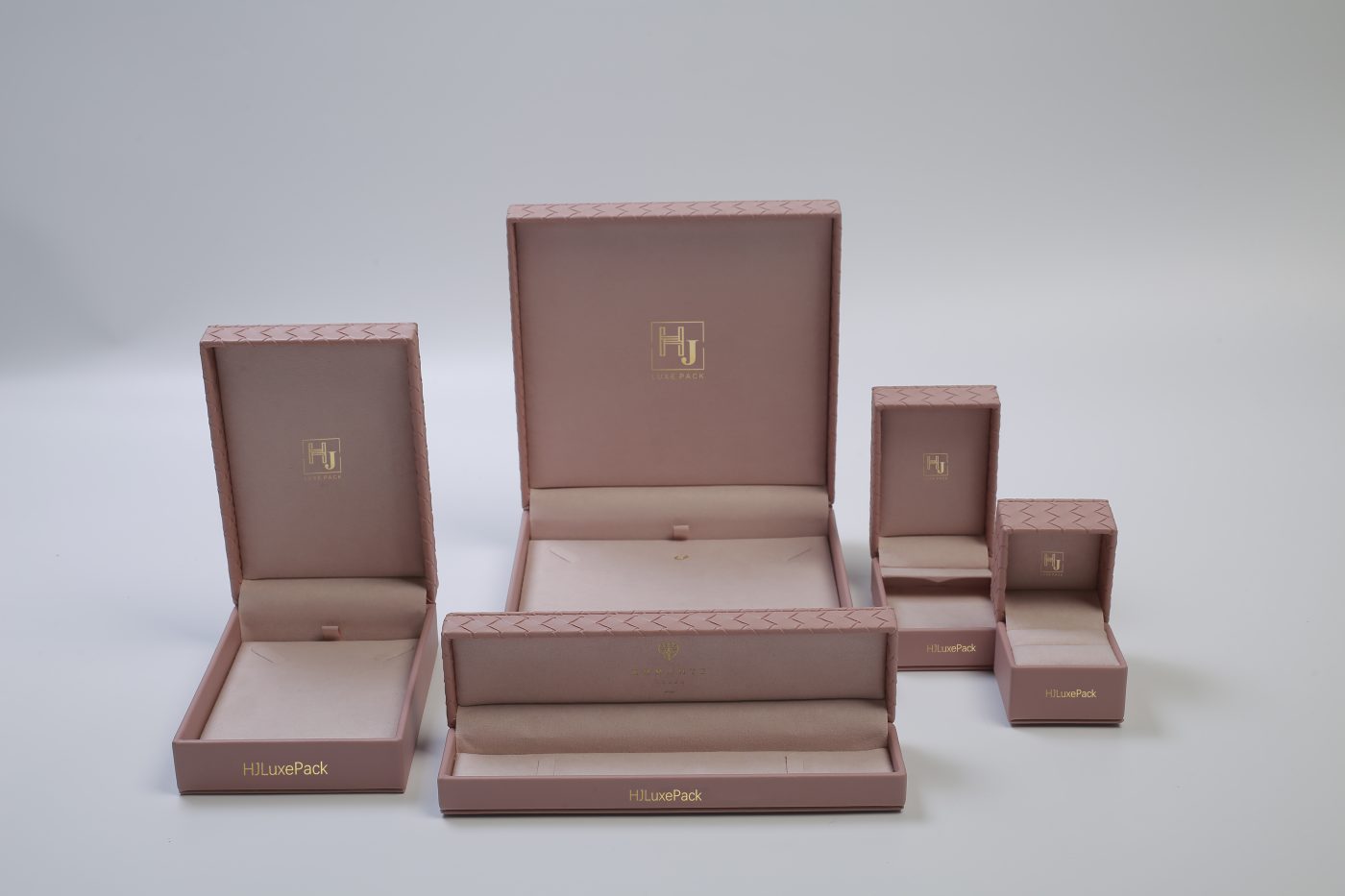 MRS PU Leather Jewelry Box - Rigid Flip-top Luxury Packaging Suite View 4