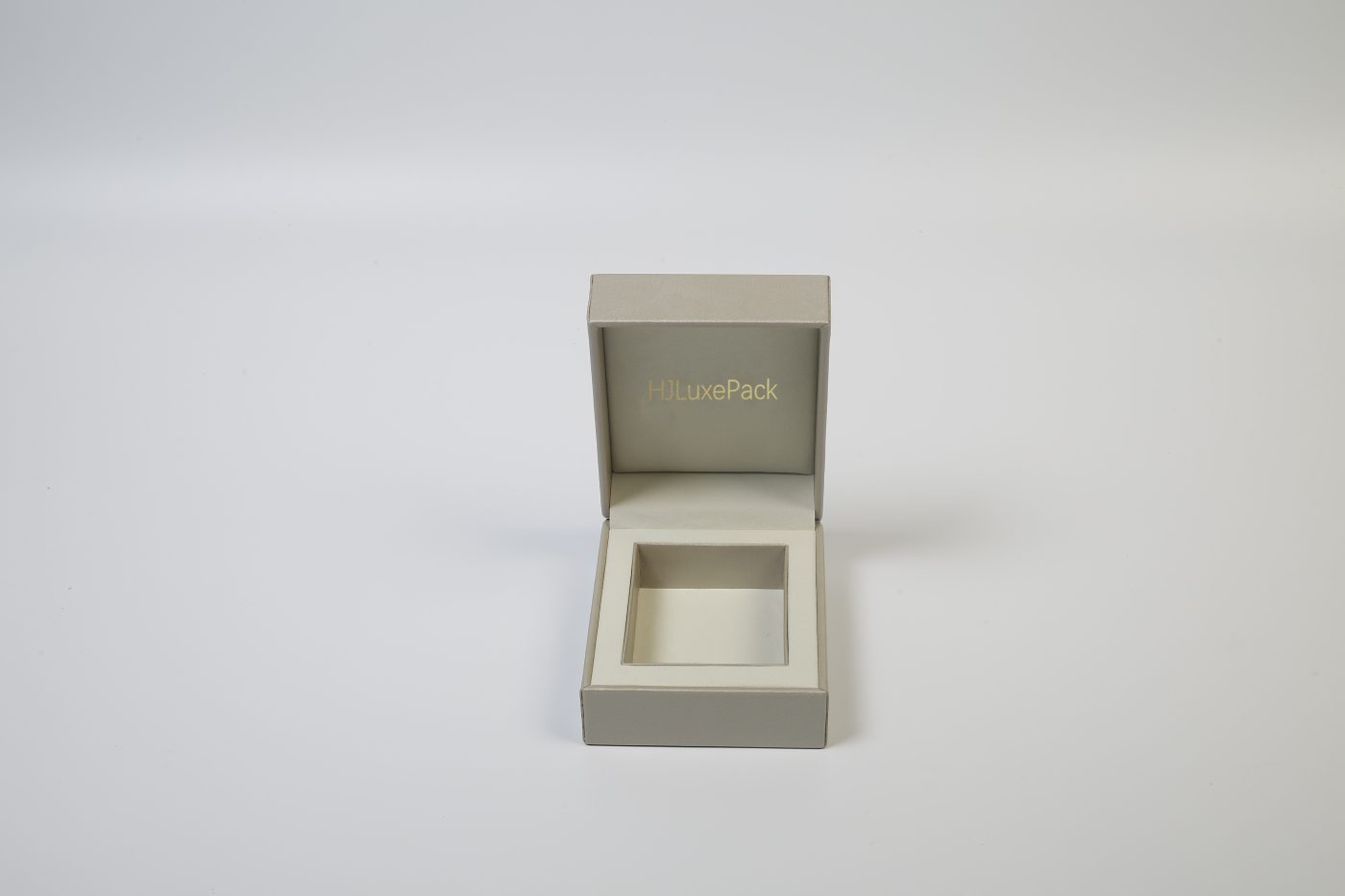 Necklace Packaging Box - PU Leather Rigid Flip-top Luxury Packaging View 3