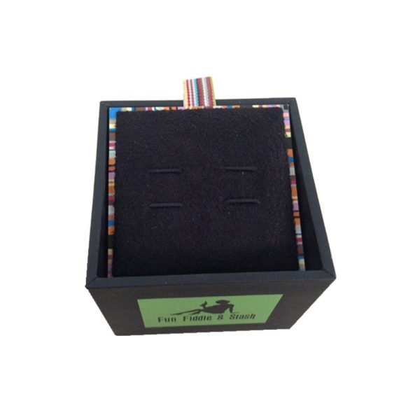 Luxury Cufflink Packaging Lid-Off Box | Fashion Accessories Packaging B005