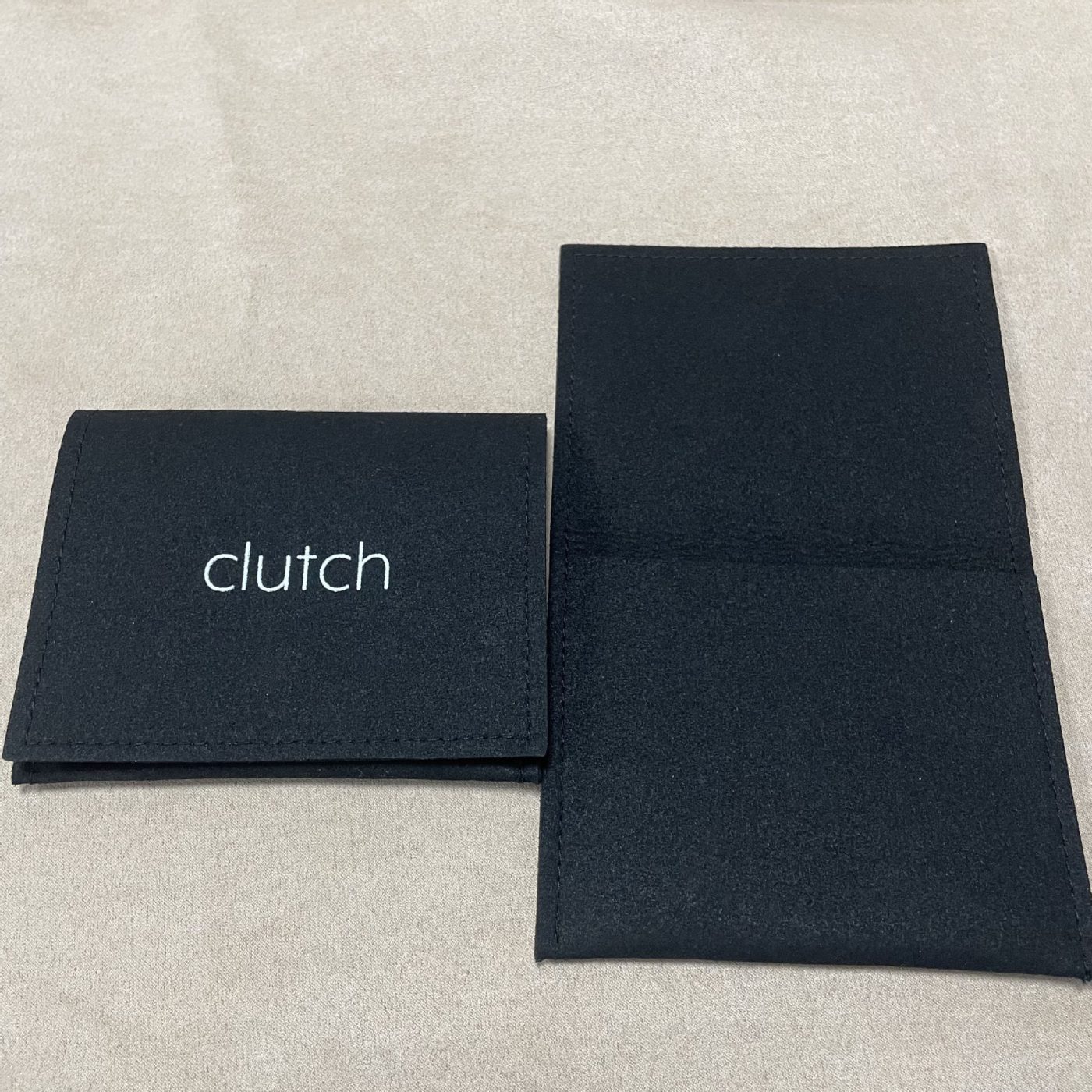 Luxury Classic Microfiber Jewelry Pouch Gift Box – Rectangle Flip-top Custom Packaging View 3