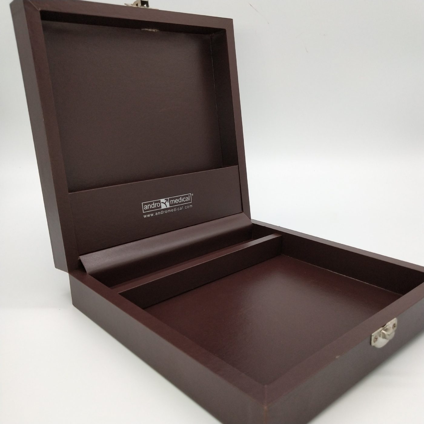 Luxury Wooden Box – Rigid Flip-top Custom Packaging View 2 by HJLuxePack