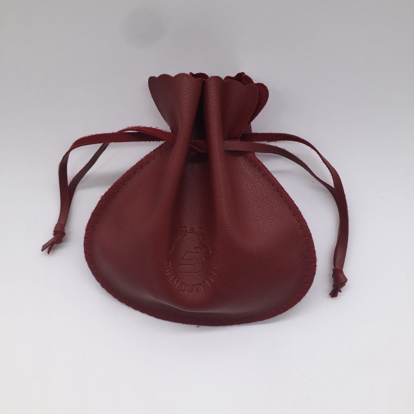 Luxury PU Leather Jewelry Pouch – Modern Drawstring Custom Packaging View 1